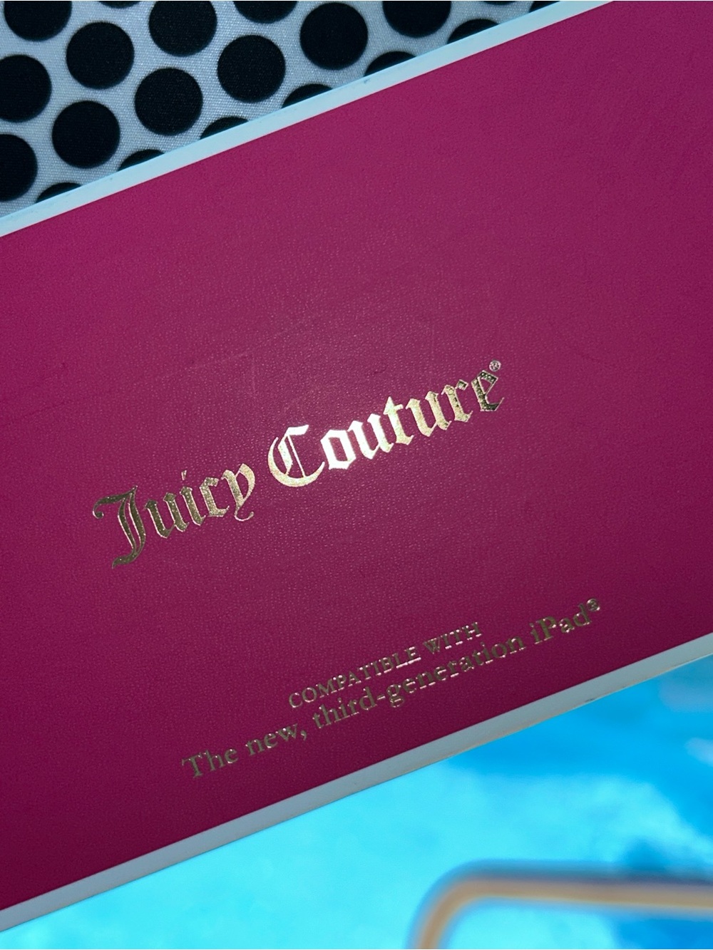 NWT Juicy couture polka dot iPad case - Picture 4 of 5